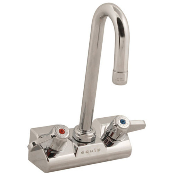 T&S Brass Faucet, 4"Wall , 3"Gsnk, Leadfree 5F-4WLX03